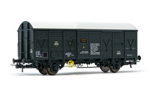 Jouef HJ6215 SNCF gedeckter Güterwagen Militär Ep IV-V